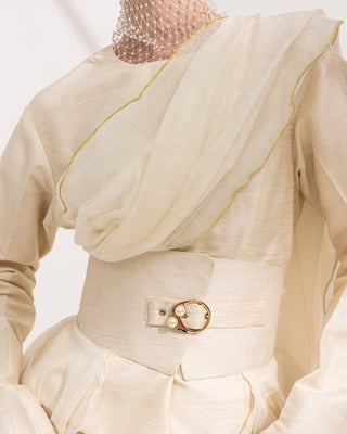 Sukoon — Safā Raw Silk Top - fashion by shehna