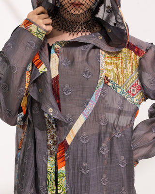 Sukoon — Sumūd Kantha Hooded Jacket - fashion by shehna
