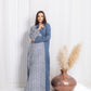 Winter Blue Abaya - fashion by shehna