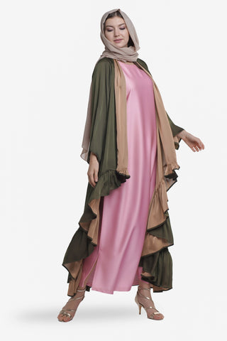 Olive Sifar Abaya - fashion by shehna
